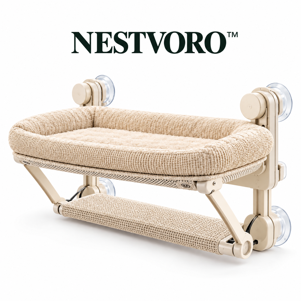 NESTVORO™ WindowNest Elevated Window Pet Lounger