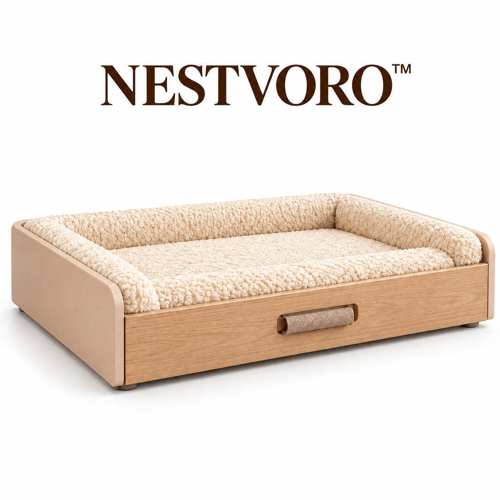 NESTVORO™ SlideNest Hidden Pet Pull-Out Bed