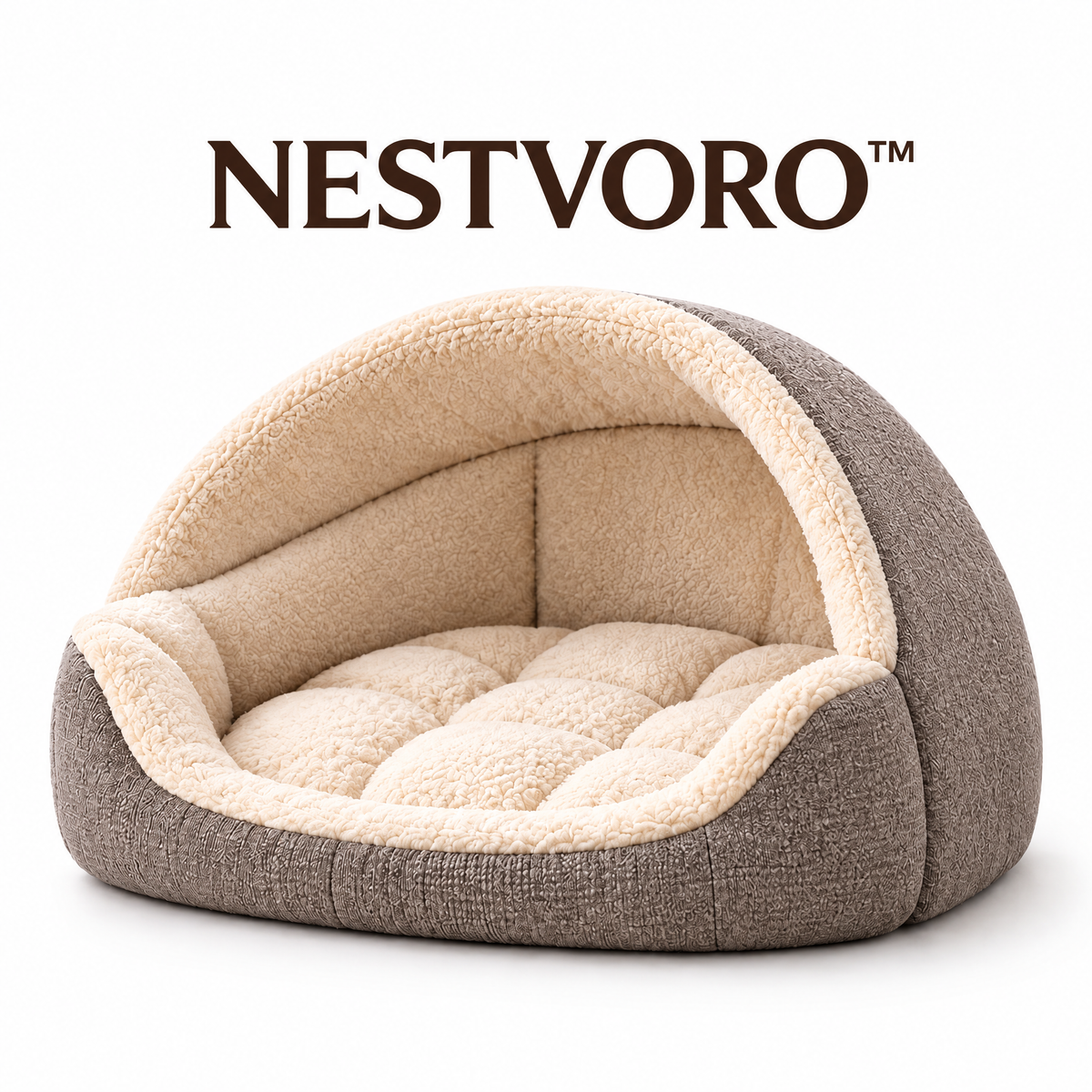 NESTVORO™ CozyCove 3-in-1 Convertible Pet Retreat
