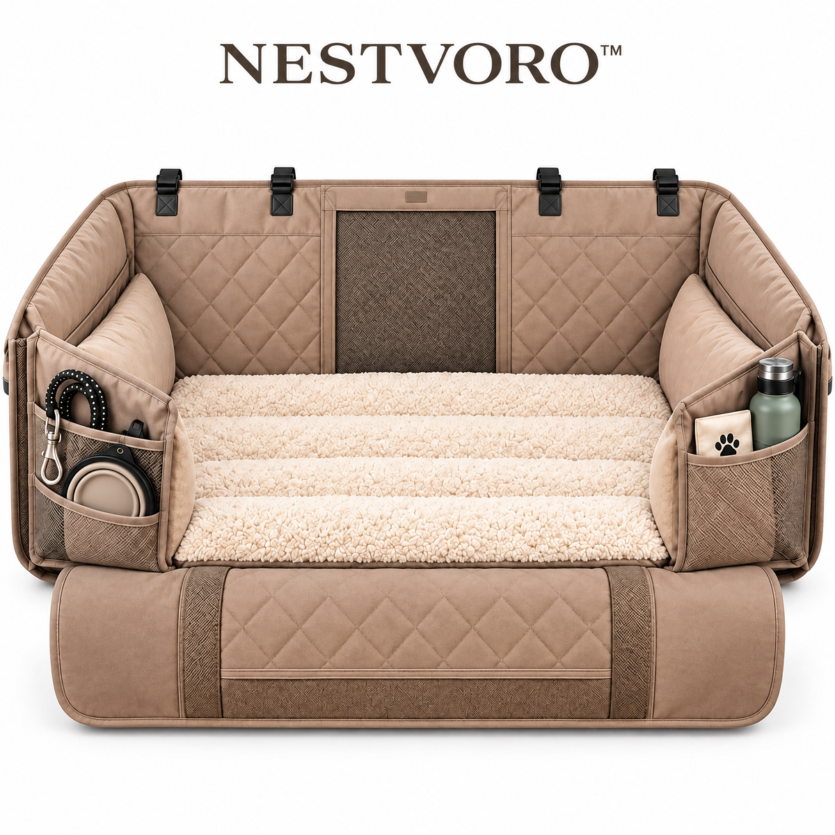 NESTVORO™ RoadNest Backseat Pet Travel Retreat