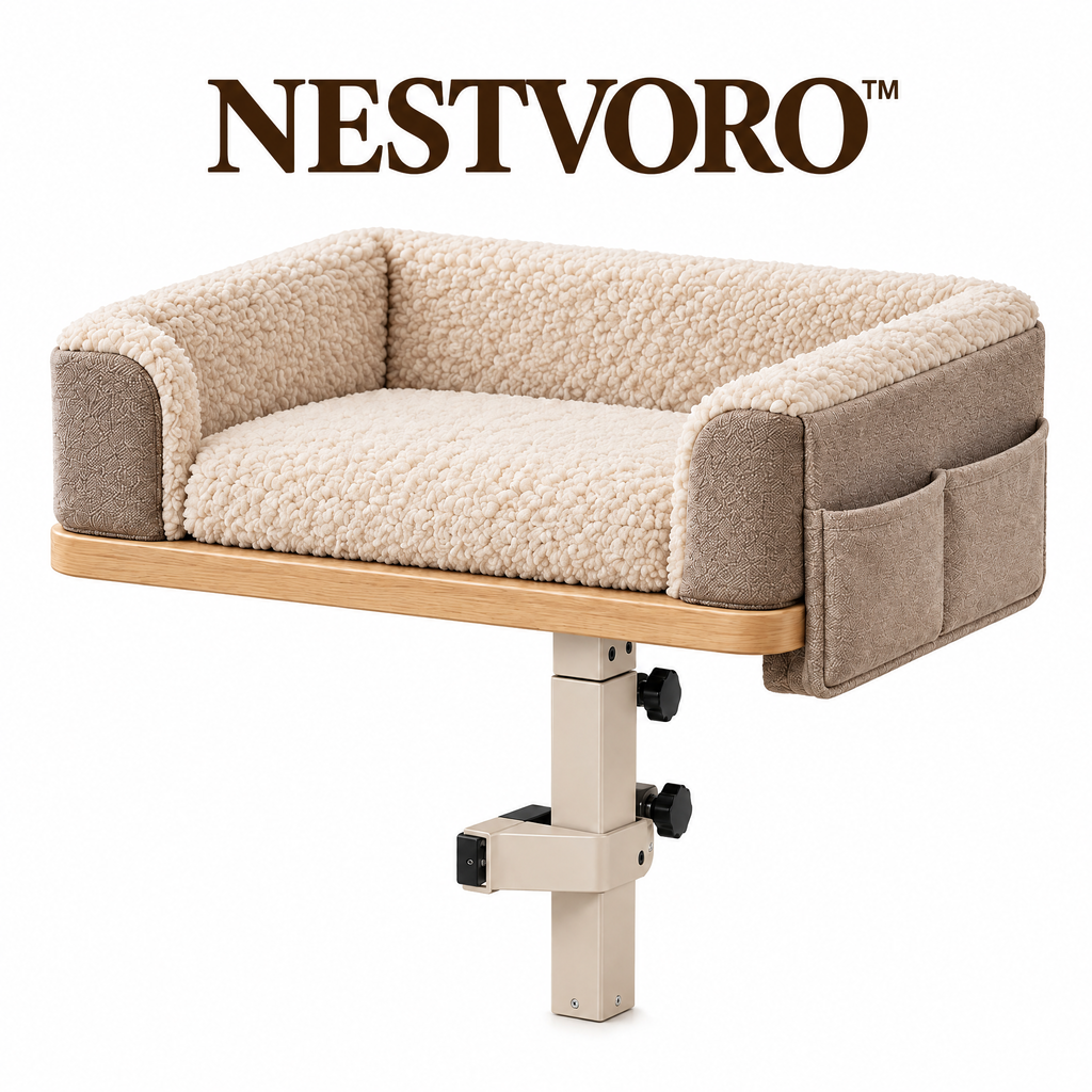 NESTVORO™ BreezeNest Indoor-Outdoor Elevated Pet Lounger